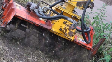 Trekker met herder en frees